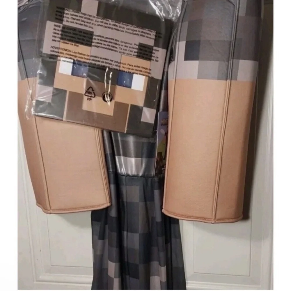 Minecraft Steve Netherite Armor Child Deluxe Costume Large (10-12) by Disguise